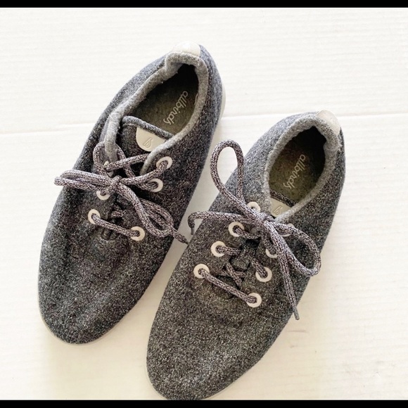 Allbirds Gray Wool Classic Runners Lace Up Sneaker - Picture 6 of 13